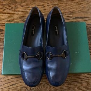 Paul Green Navy Loafers Size 5